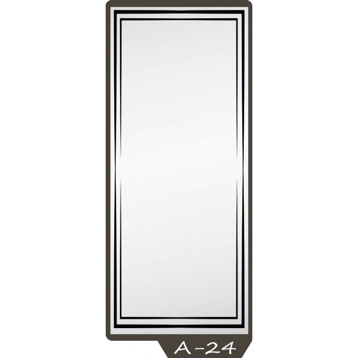 Пескоструйный рисунок на 1 дверь рисунок A-24