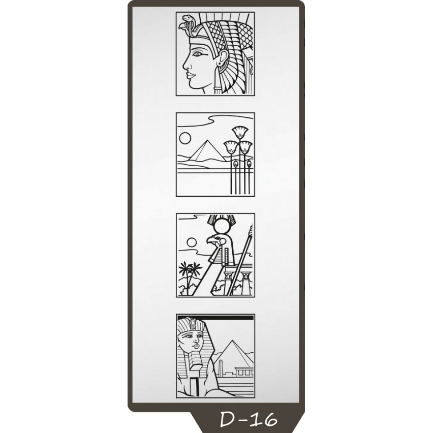 Купить Пескоструйный рисунок на 1 дверь рисунок D-16 - Феникс в Хмельницке