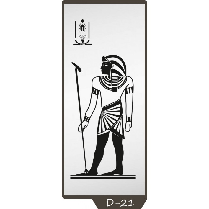 Купити Піскоструминний малюнок на 1 двері малюнок D-21 - Фенікс в Ізмаїлі
