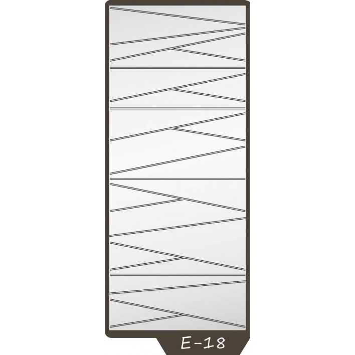 Піскоструминний малюнок на 1 двері малюнок E-18