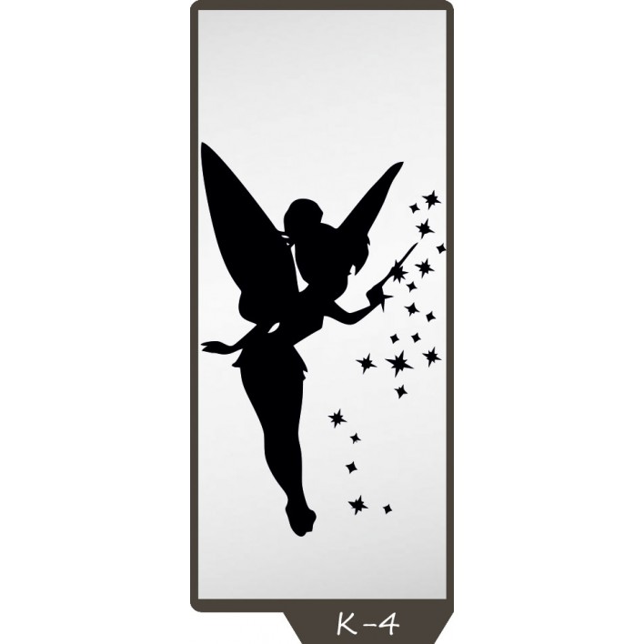 Купить Пескоструйный рисунок на 1 дверь рисунок K-4 - Феникс в Днепре
