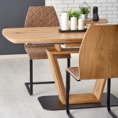  Стол обеденный BLACKY и стулья K265 (4 шт) - Halmar 