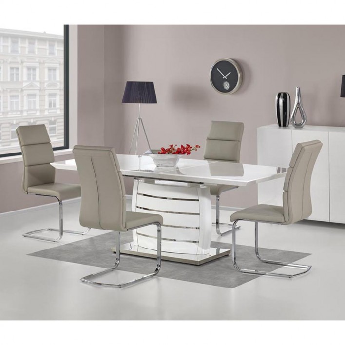  Стол обеденный ONYX и стулья K230 (4 шт) - Halmar 