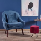  Кресло OPALE HALMAR (темно-синий) - Halmar 
