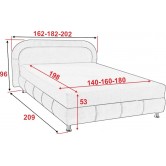 Купити Ліжко фантазія 140х200 - Аліс меблі в Хмельницьку