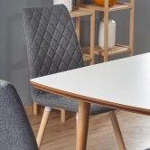 Стол обеденный BRADLEY и стулья K282 (4 шт) - Halmar 
