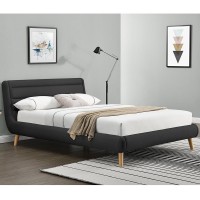Ліжко ELANDA HALMAR 140 (темно-сірий)