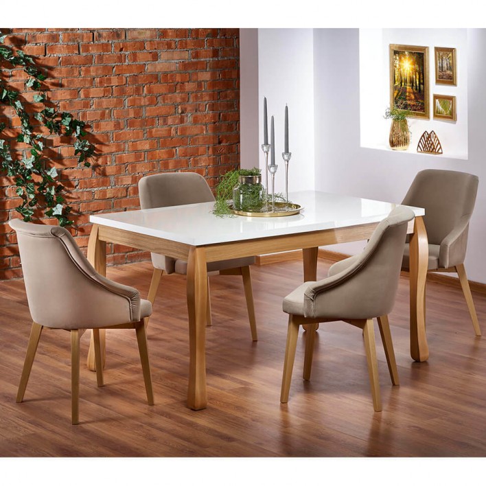 Стол обеденный DONOVAN и стулья TOLEDO 2 (4 шт)
