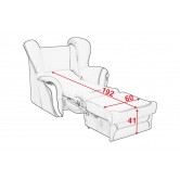  Мальта кресло-кровать - Алис мебель 