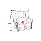 Купити Мальта крісло-ліжко - Аліс меблі в Херсоні