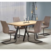  Стол обеденный CAPITAL 2 и стулья K272 (4 шт) - Halmar 