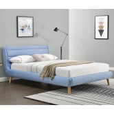Купити Ліжко ELANDA HALMAR 140 (блакитний) - Halmar 
