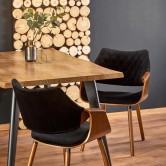  Стол обеденный DICKSON и стулья K392 (4 шт) - Halmar 