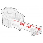 Купити Вертус крісло-ліжко - Аліс меблі в Житомирі