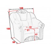 Купити Вертус крісло-ліжко - Аліс меблі в Дніпрі
