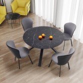  Стол обеденный VERTIGO и стулья K432 (4 шт) - Halmar 