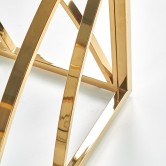 Стол журнальный UNIVERSE gold HALMAR (квадрат)