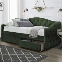 Кровать ALOHA HALMAR 90 (зеленая)