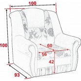 Купити Клінтон крісло-ліжко - Аліс меблі в Дніпрі