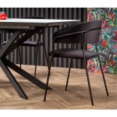  Стол обеденный DIESEL и стулья K450 (4 шт) - Halmar 