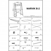 Купить Стол консольный NARVIK B-2 HALMAR - Halmar в Херсоне