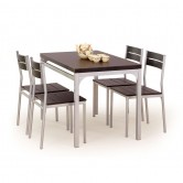 Купить Комплект обеденный HALMAR стол и стулья MALCOLM (венге) - Halmar в Херсоне