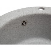 Мийка Solid Поні D475 сірий (з отвором під змішувач) штучний камінь