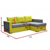 Купити Кутовий диван Денвер А - Віка в Житомирі