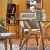 Купить Стол обеденный ASHMORE и стулья TOLEDO 2 (3 шт) - Halmar в Херсоне