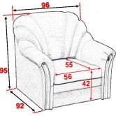  Диамант кресло-кровать - Алис мебель 