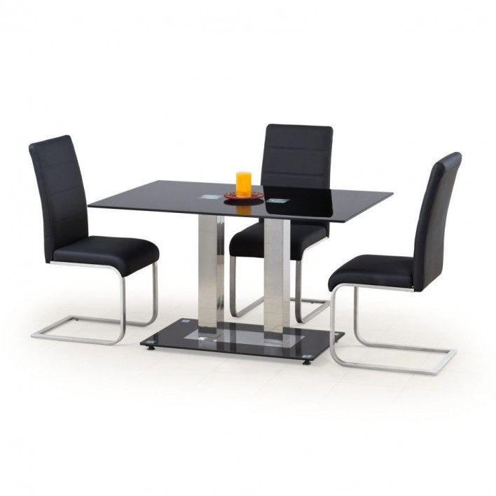  Купити Стіл обідній VENOM 135/185 та стільці K265 (4 шт) - Halmar 
