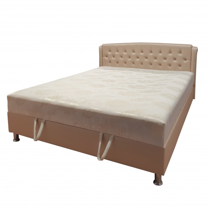 Купити Ліжко Стелс 160х200 Бежевий - Атмо в Дніпрі