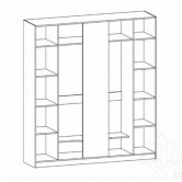  Шкаф 5Д Барокко  - Мебель Сервис 