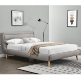 Купити Ліжко ELANDA HALMAR 160 (світло-сірий) - Halmar в Харкові