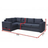 Купити Кутовий диван Чикаго 31 А нерозкладний - Віка в Хмельницьку