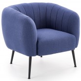 Купить Кресло LUSSO HALMAR (синий) - Halmar в Херсоне
