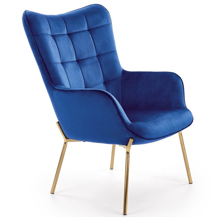 Купить Кресло CASTEL 2 HALMAR (синий) - Halmar в Херсоне