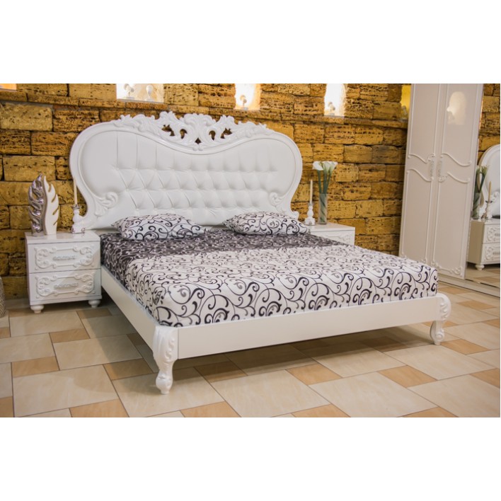  Кровать Лючия (белая) 180х200 - Embawood 