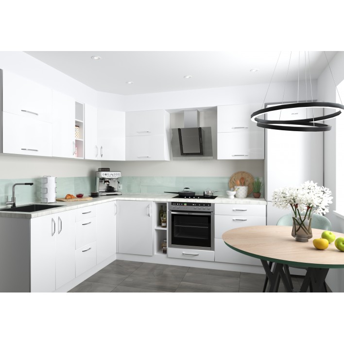 Купити  Кухня Стелла Варіант 7 у кольорі luxe blanco - Фенікс 