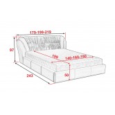Кровать Лайк 160х200 - Алис мебель 