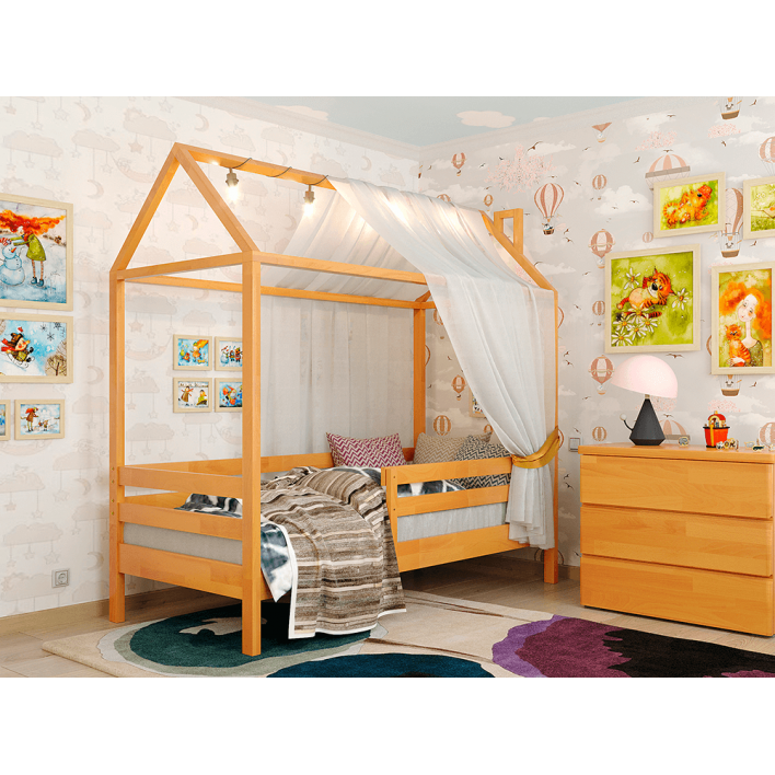 Купить Детская кровать Домик Джерри 80х190 Сосна - Ольха - ARBOR в Виннице
