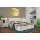 Купити Ліжко Рената Д 180х200 Бук - Білий - ARBOR в Дніпрі