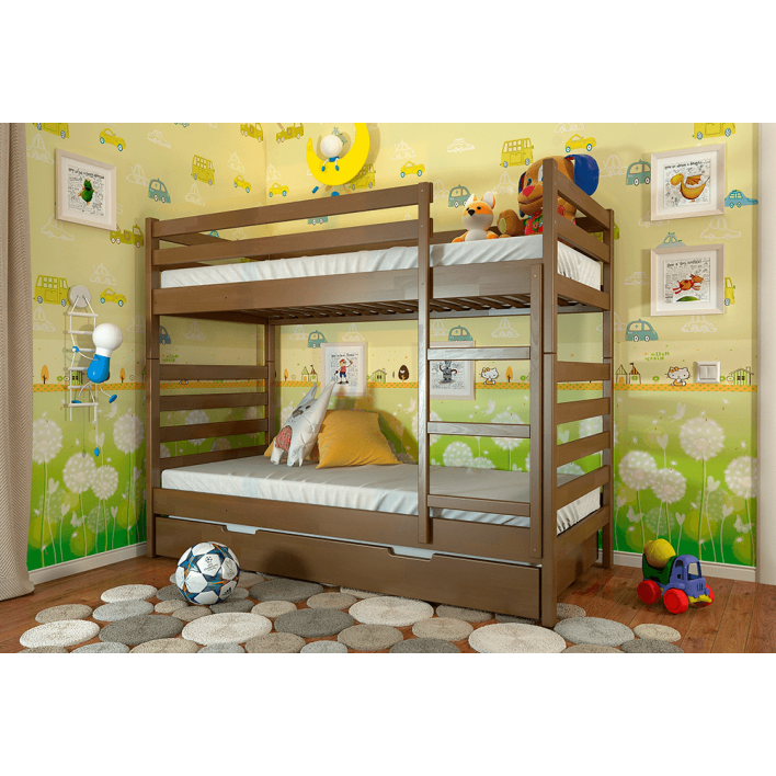 Купить Детская кровать Рио 80х190 Сосна - Орех - ARBOR в Хмельницке