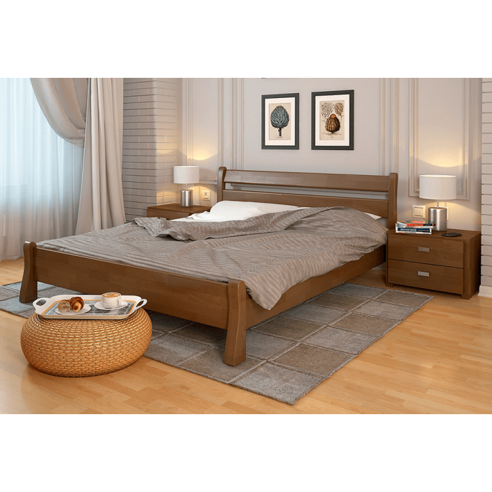 Купити Ліжко Венеція 120х200 Сосна - Горіх - ARBOR у Вінниці