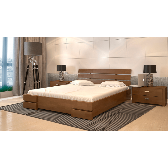 Купити Ліжко Далі Люкс 120х200 Сосна - Горіх - ARBOR в Дніпрі