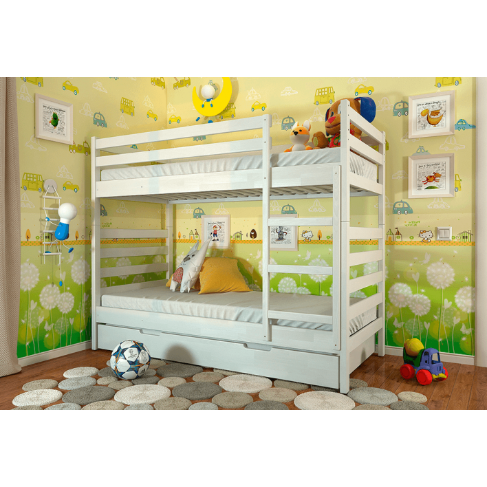Купить Детская кровать Рио 80х190 Сосна - Белый - ARBOR  в Николаеве