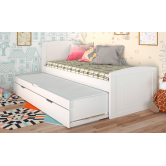 Купити Дитяче ліжко Компакт Плюс 90х200 Бук - Білий - ARBOR в Херсоні