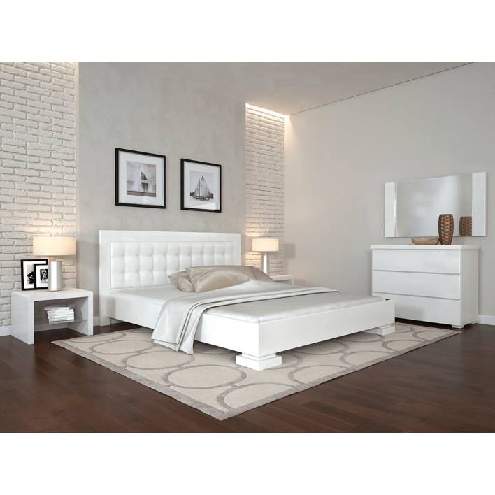 Купить Кровать Монако 160х190 Сосна - Белый - ARBOR в Житомире