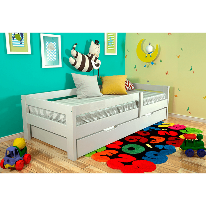 Купить Детская кровать Альф 90х200 Бук - Белый - ARBOR в Измаиле