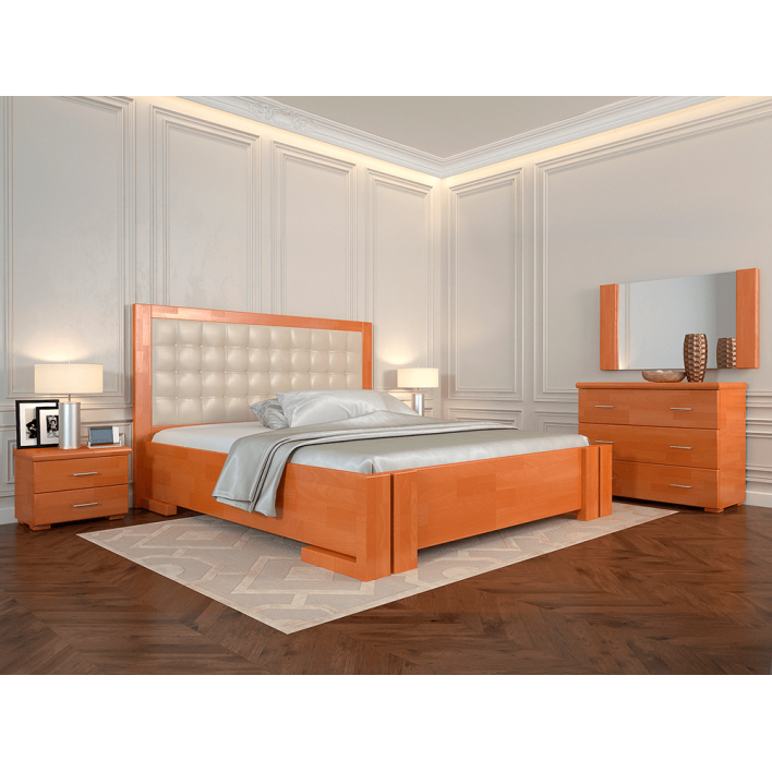 Купити Ліжко Амбер 160х200 Бук - Вільха Квадрат - ARBOR в Житомирі